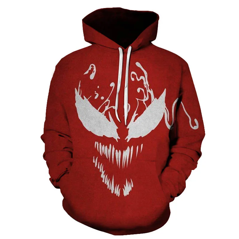 2021 Hot Sale Hoodie Movie Venom Hoodie Fashion Casual Hoodie Street Hoodie Pullover European Size XXS-6XL