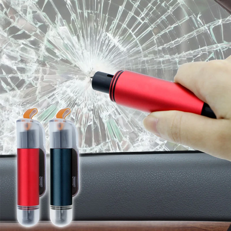 

Car Safety Hammer Window Breaker Auto Life-Saving Escape Tool For Honda Civic 8th CRV Accord Hatchback MK8 Type-S Type-R FN FK