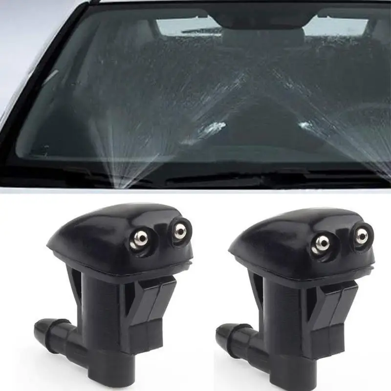 

2pcs Car Front Windshield Water Spray Wiper Jet Washer Nozzles for Toyota Corolla Camry Sienna Avensis Auto Glass Accessories