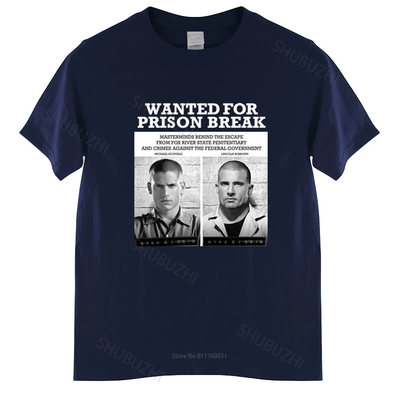 

Homme t shirt summer men t-shirt Fitness Wanted for prison break Mens Couple Design A T Shirt brand top tees unisex teeshirt