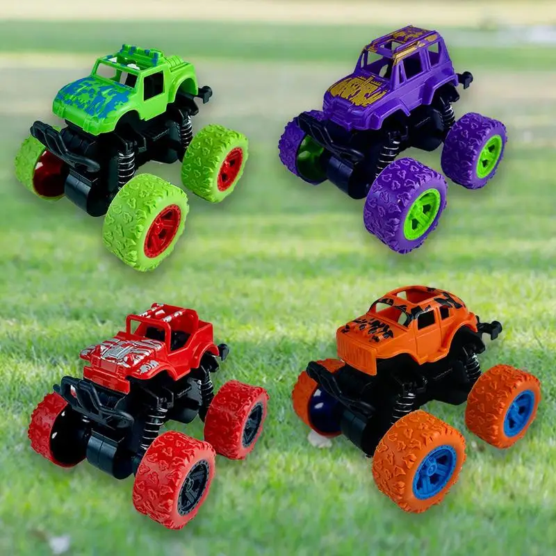 Игрушечный трюк с откатом грузовик-монстр игрушечный автомобиль внедорожник