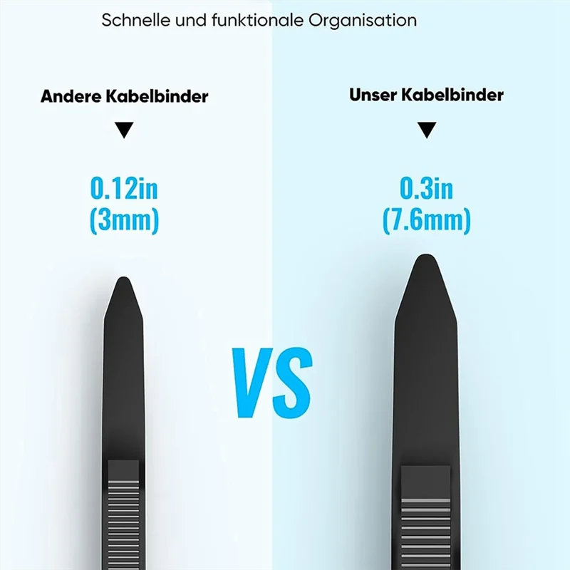 100 упаковок кабельных стяжек на молнии сверхмощные 12 дюймов прочные пластиковые