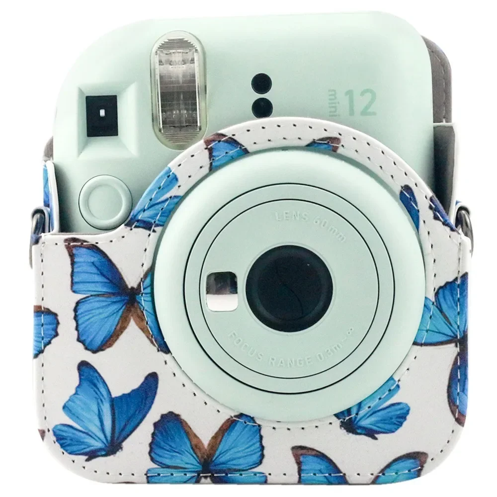 Чехол для камеры Instax Mini 12 мягкий защитный чехол из искусственной кожи дорожная