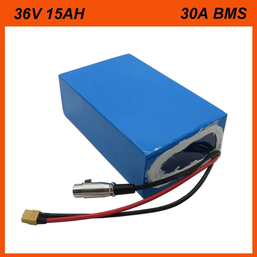 

500W 36V 15AH Ebike Lithium Battery Pack 1000W 10S 36 V 20AH Li-ion Scooter 18650 E Bike Bateria Accu Kit with 42V 2A Charger