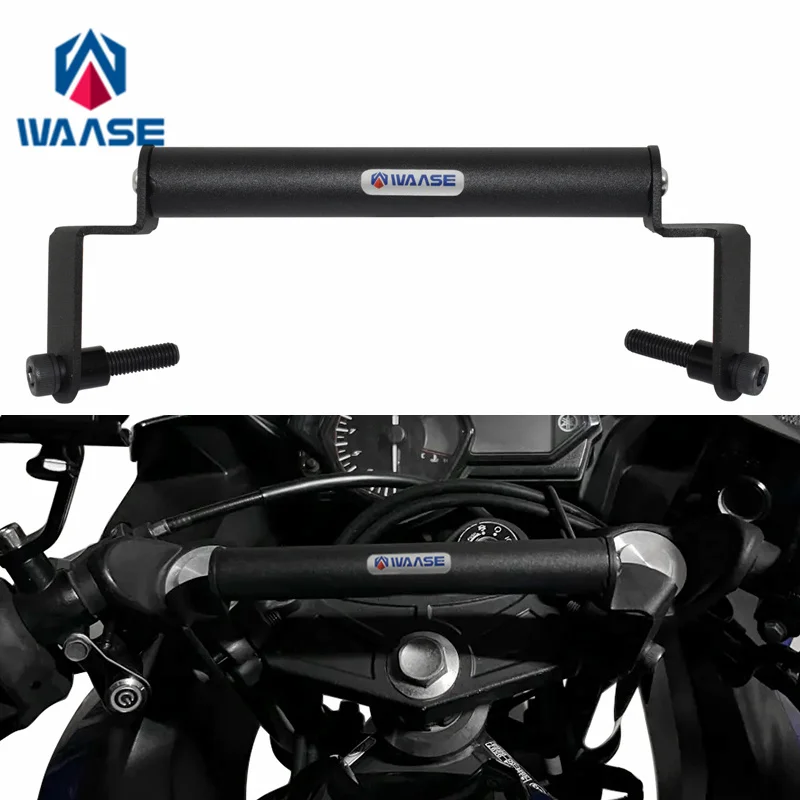 

waase для Yamaha YZF R3 R25 2014 2015 2016 2017 2018, мобильный телефон, GPS-планка, кронштейн, подставка, держатель, поддержка телефона
