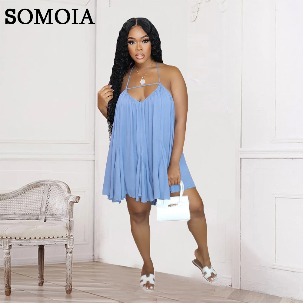 Летняя женская одежда на заказ сексуальное платье без рукавов бретелях с