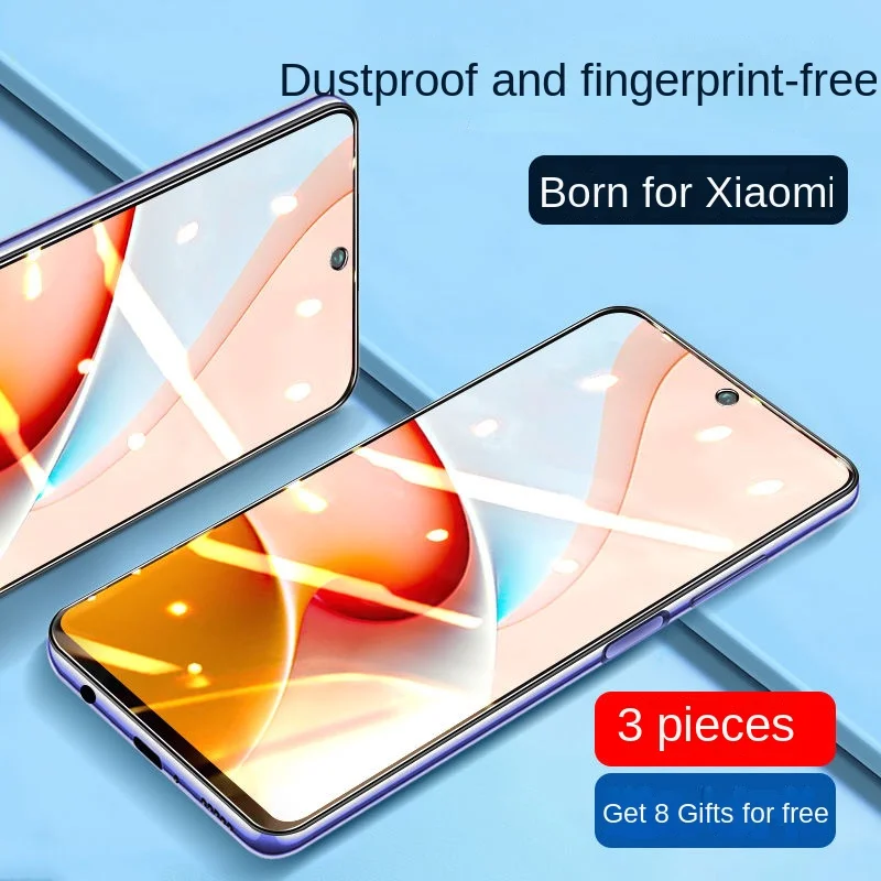 

3DX Red Rice Note9pro Tempered Film Redminote95g Full Screen 4g Anti Blue Light Original Millet 9por Rigid Paste