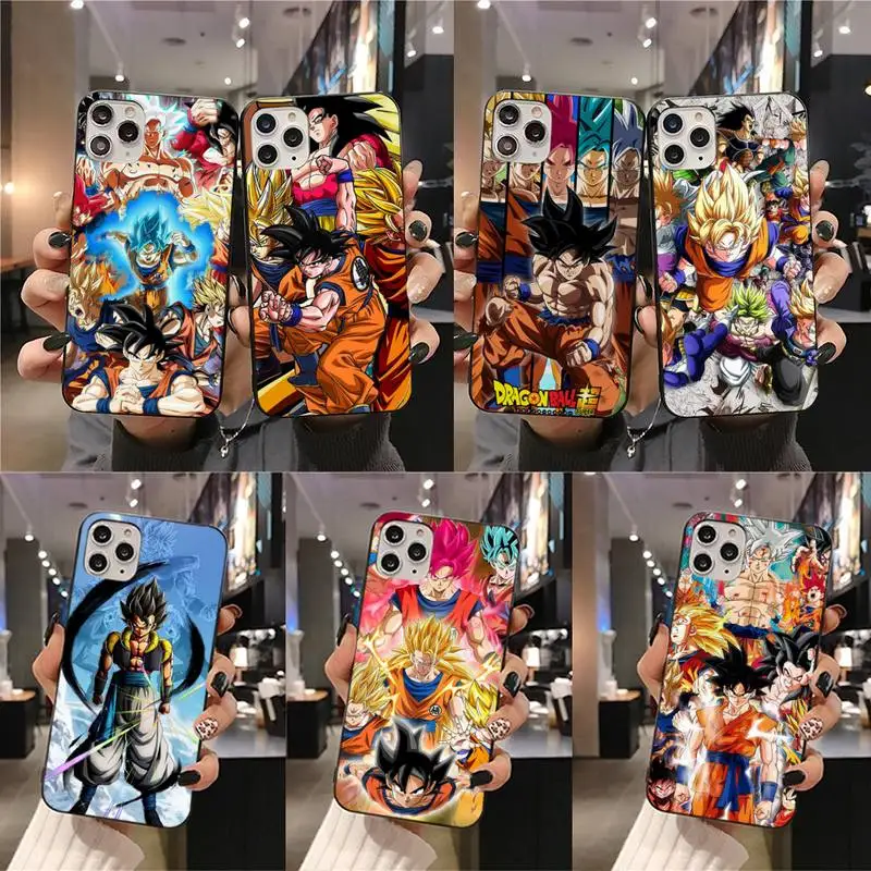 

Super Saiyan Dragon Ball Z Son Goku Phone Case For iphone 13 12 11 Pro Mini XS Max 8 7 Plus X SE 2020 XR cover