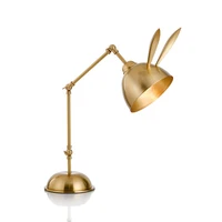 manufacturer rabbit ears iron art desk lamp brass table lamp