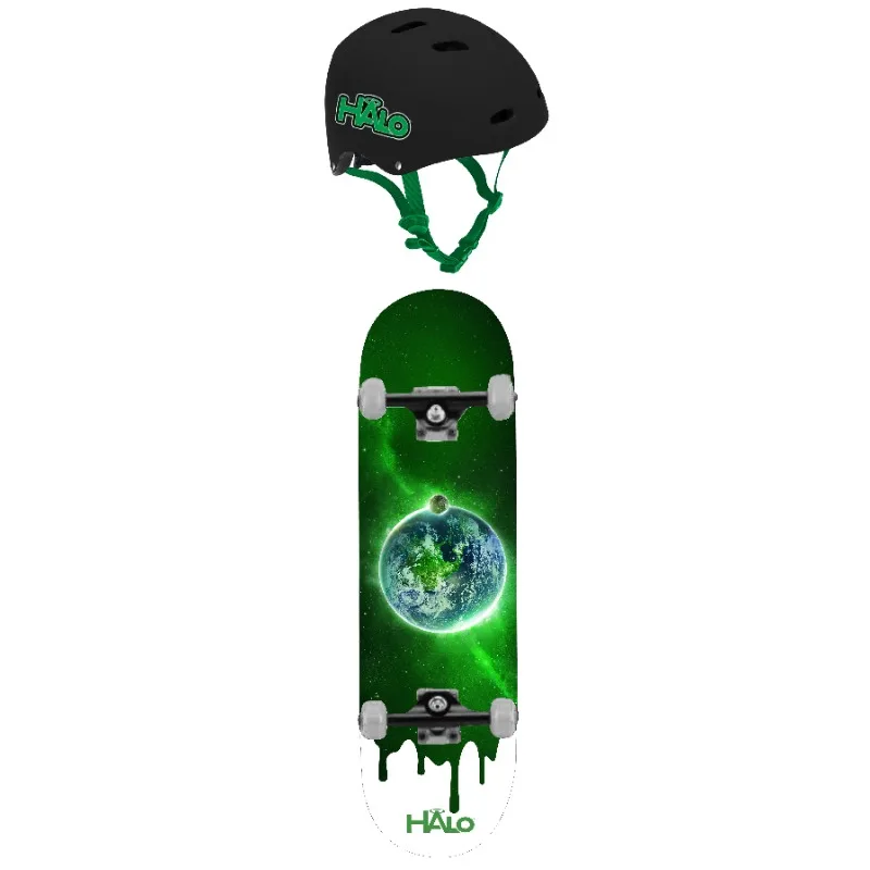 

Halo Rise Above Skateboard Combo, Green