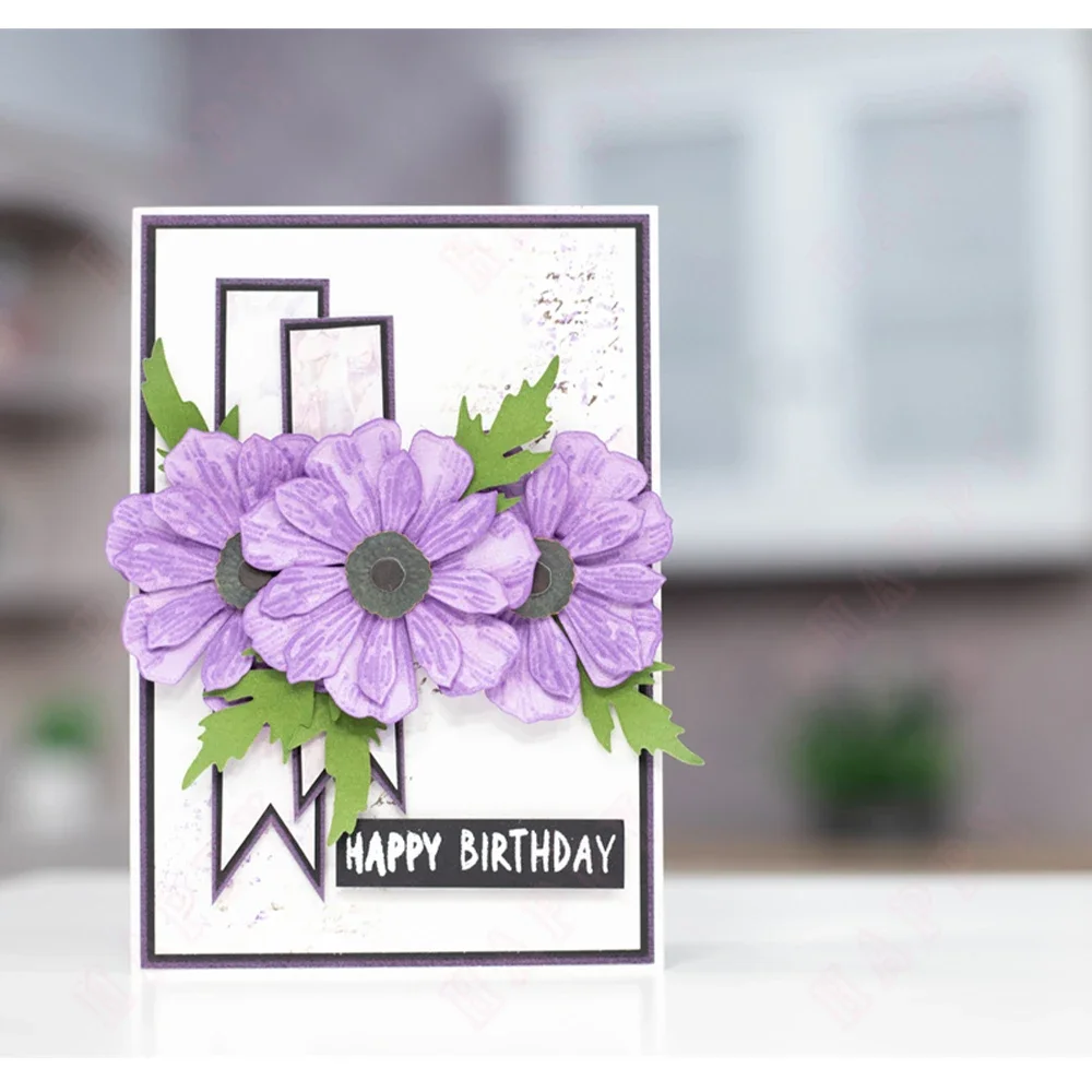 Металлические пресс-формы 2024 Новое поступление элегантная Эхинацея и прекрасная