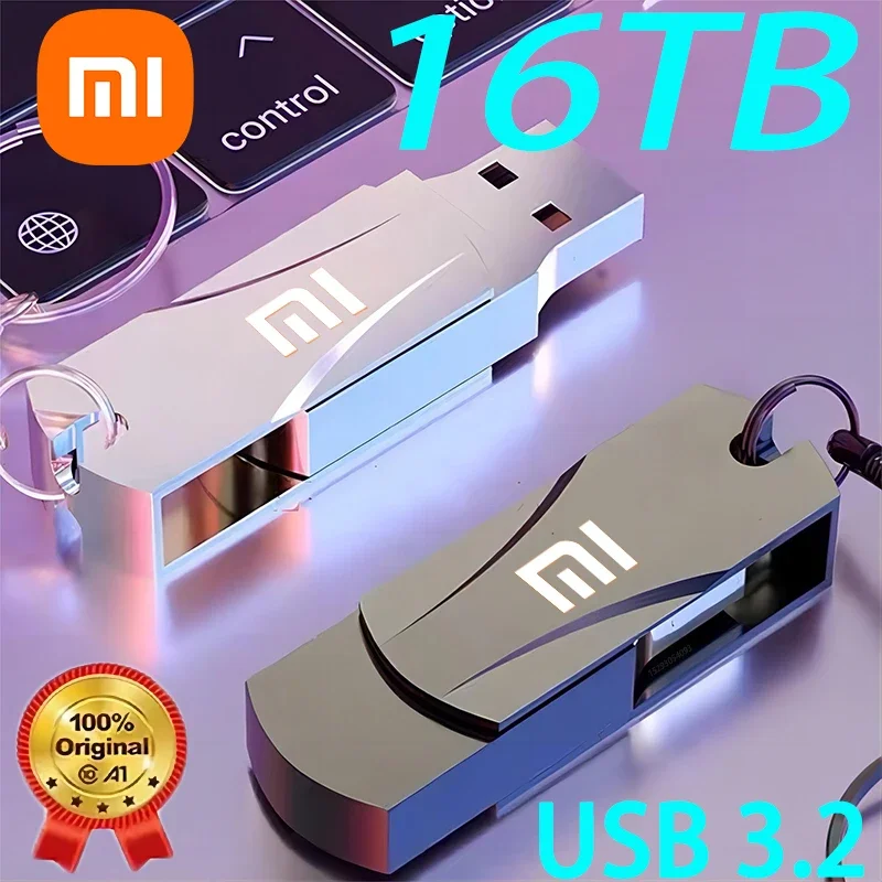 Оригинальный флеш-накопитель Xiaomi на 16 Тб USB 3 2 металлический вместительный