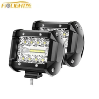 car products 4inch 3rows led work light offroad combo beam led work light bar for tractor car 4x4 uaz offroad 4wd atv truck 12v