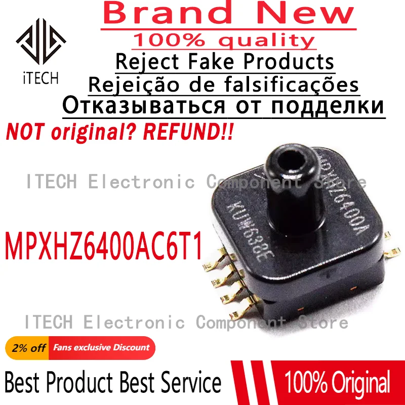 Датчик давления MPXHZ6400AC6T1 MPXHZ6400A MPXHZ6400AC6T 5 шт