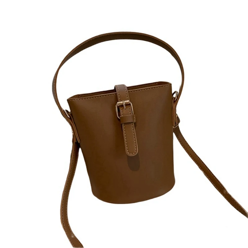 

Korean Version Of The Wild Single Shoulder Bag Simple Large Capacity Diagonal Bag Bucket Bag