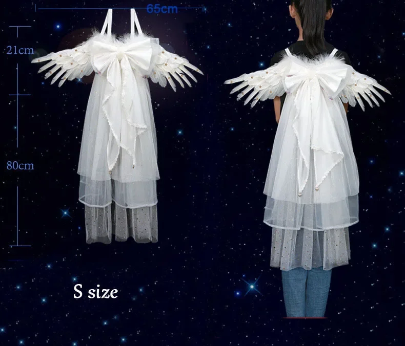 Детская фатиновая Фата со шлейфом нарядное платье с бантом для Хэллоуина свадьбы