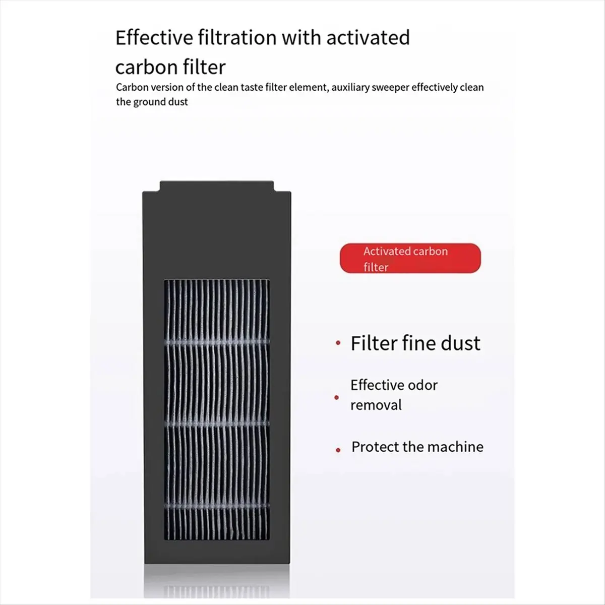 Фото Новые аксессуары CHFL для робота-пылесоса Ecovacs Deebot X2S: боковая щетка, тряпка, фильтр, зажим, угольный мешок для пыли, чистящая щетка №2
