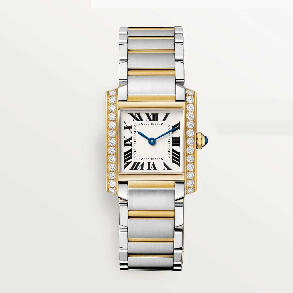

2023 Original Women Watch Quartz Square Simple Diamond TK Stainless Steel Quartz Watch Relogio Feminino Tank Luxury Top Quality