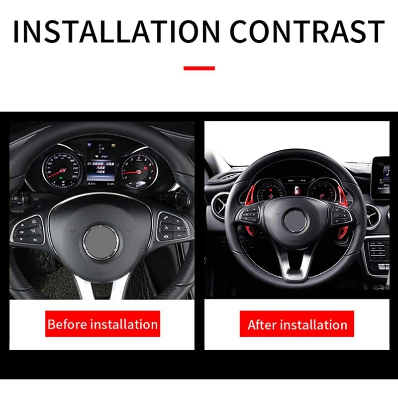 Удлинитель петель переключения передач на руле наклейка для быстрой DSG Mercedes-Benz AMG