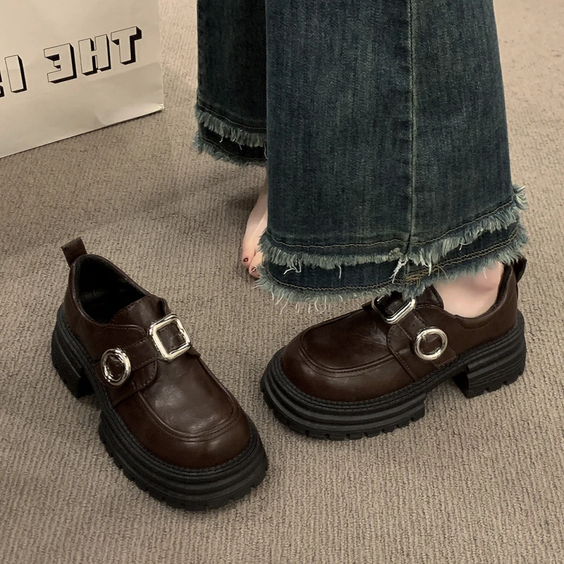 Черные кроссовки женская обувь на платформе женские туфли толстой подошве