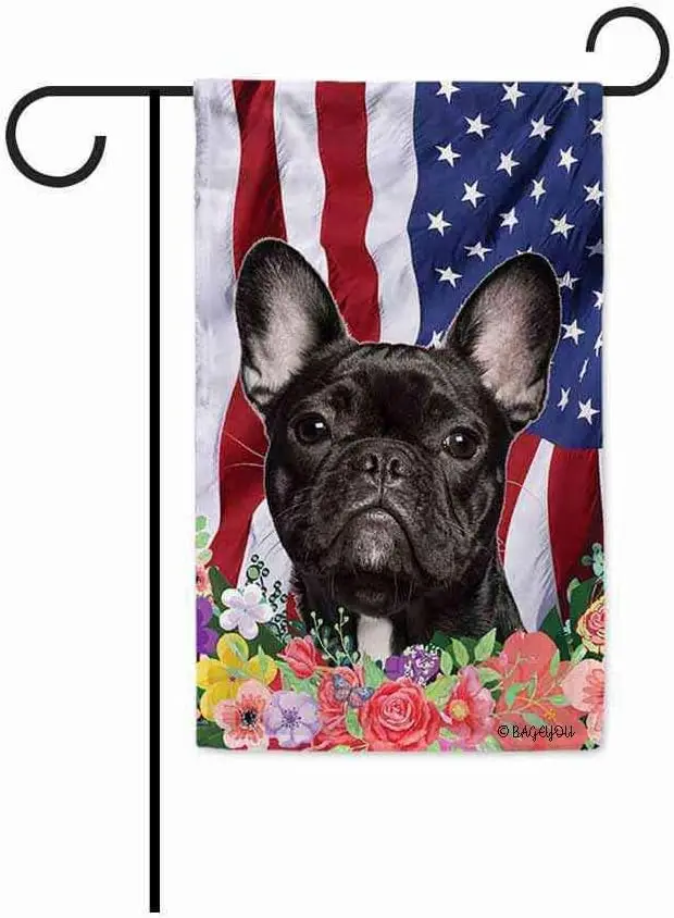 Американский флаг BAGEYOU с моей любимой собакой французским бульдогом 4 июля