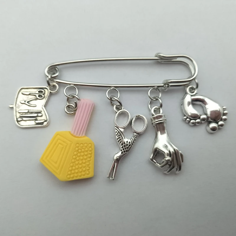 Модная брошь для дизайна ногтей для ногтей заколка для ногтей ручная булавка кулон Повседневная Милая этно-девушка сексуальная Дамская заколка ювелирные изделия подарок для матери