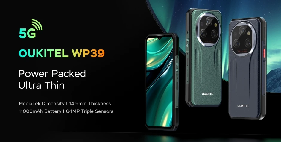 OUKITEL WP39 размер процессора 6100 + 120 Гц 6 дюйма новый мобильный телефон 2025 года [группа