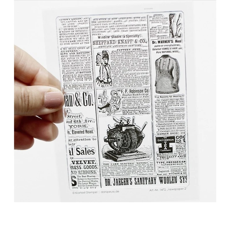 Новинка 2022 яркий прозрачный силиконовый штамп/печать для скрапбукинга своими