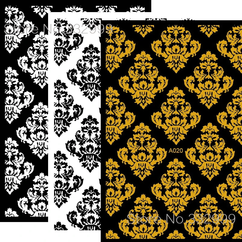 Модные Стикеры для дизайна ногтей маникюрные дизайнерские украшения Роскошные