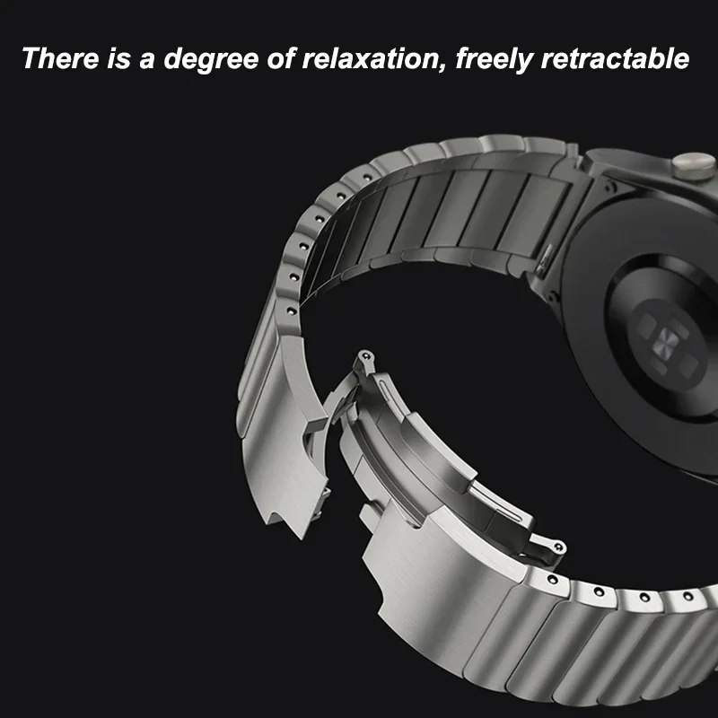 Ремешок для Huawei Watch GT5/5Pro 46 мм металлический браслет из нержавеющей стали 5/4/3 Pro