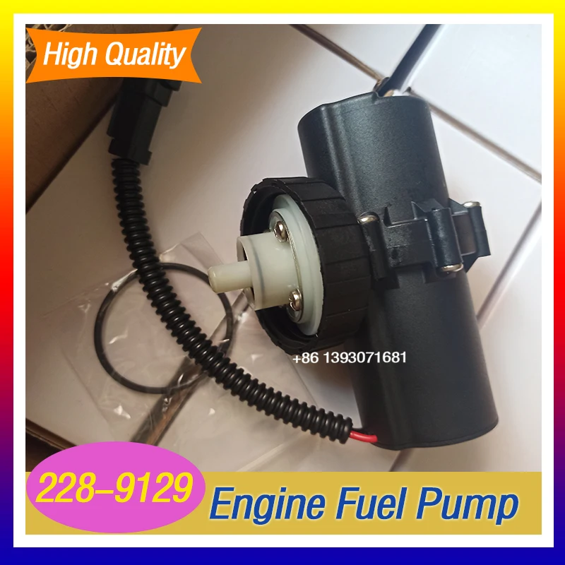 

Электрический топливный насос 12 В 228-9129 2289129 для экскаватора-погрузчика 414E 416D 416E 420E 422E, аксессуары, Запасная часть