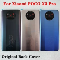 new 100 original battery back cover door for xiaomi poco x3 pro phone housing case replacement for poco x3 pro free shipping