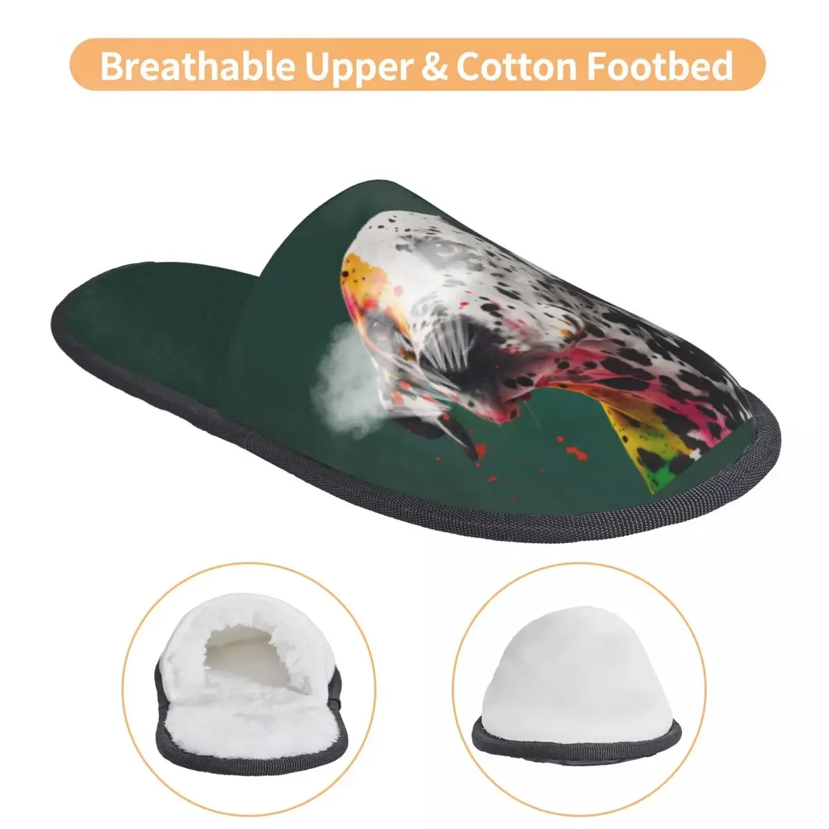 Далматинские домашние тапочки для собак зимняя обувь дома сланцы с закрытым