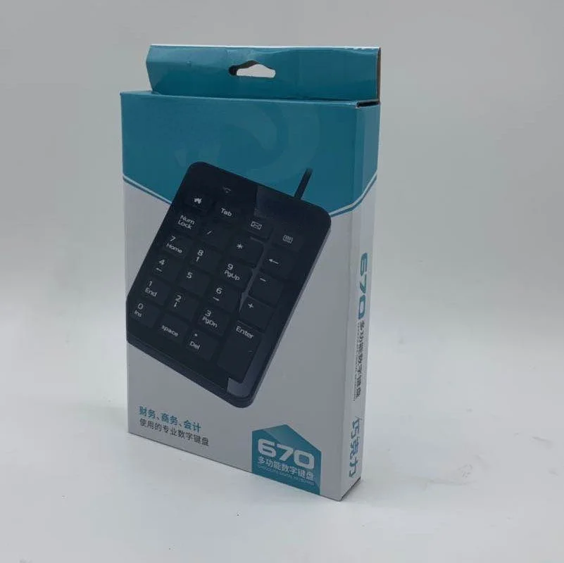 23 Keys Mini USB Wired Digital Keyboard Mini Numeric Keyboard Accounting Bank Finance Keyboard for Notebook Desktop enlarge