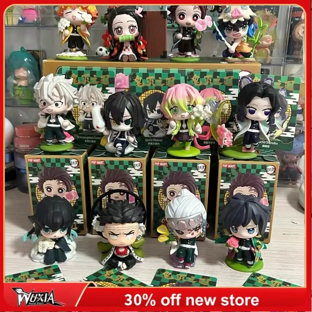 Фигурки Demon Slayer Tanjiro Nezuko Zenitsu Kamado Tanjirou Hashibira Inosuke милые украшения настольный