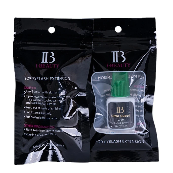 

I-Beauty IB Ultra Super Glue 5ml Individual Fast Drying Eyelash Extensions Green Cap False Lash Glue make up Tools Shop