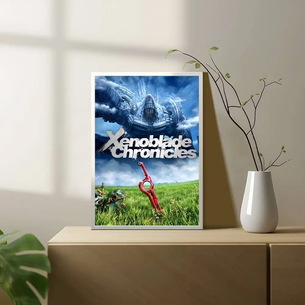 Плакат с изображением видеоигры X-Xenoblade Chronicles, высокое качество, эстетическое украшение для гостиной, стены, наклейки для рисования, подарок (art.: 3920d006adaaa) - 3920d006adaaa
