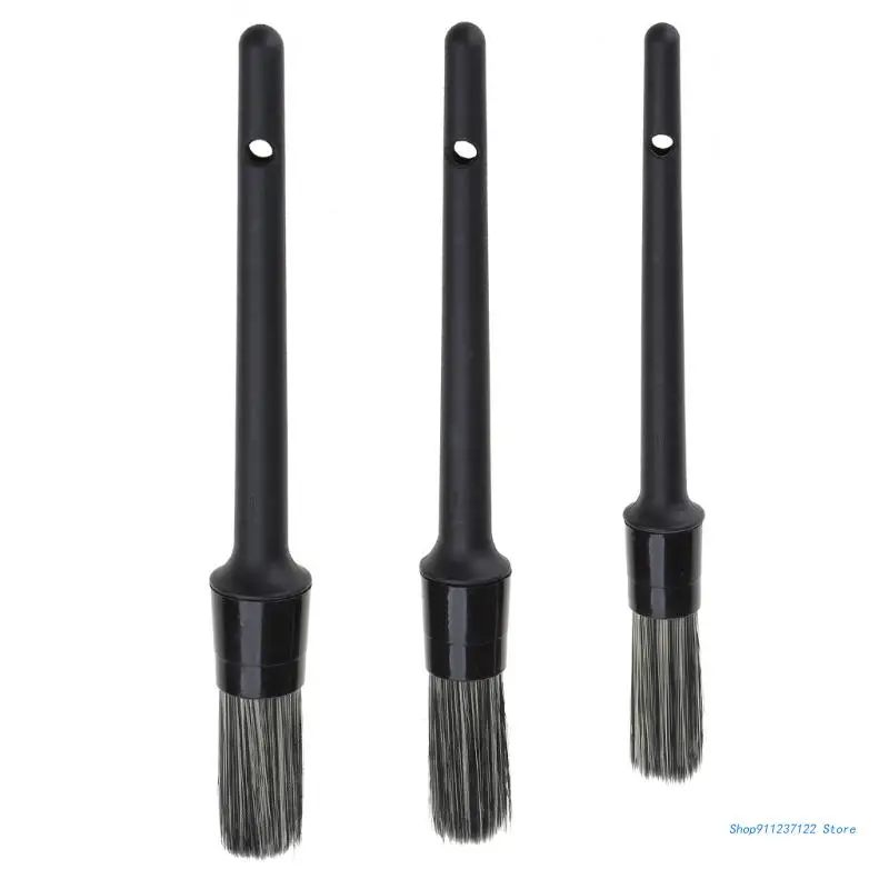 

Car Exterior Interior Detail Brush Boar Hair Bristle Brushes for Car Dashboard