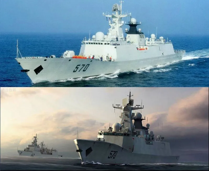 

Trumpeter 04543 1/350 Scale PLA Navy Type 054A FFG Boatship Assembly Model Building Kits For Adults Hobby Plastic Toys DIY