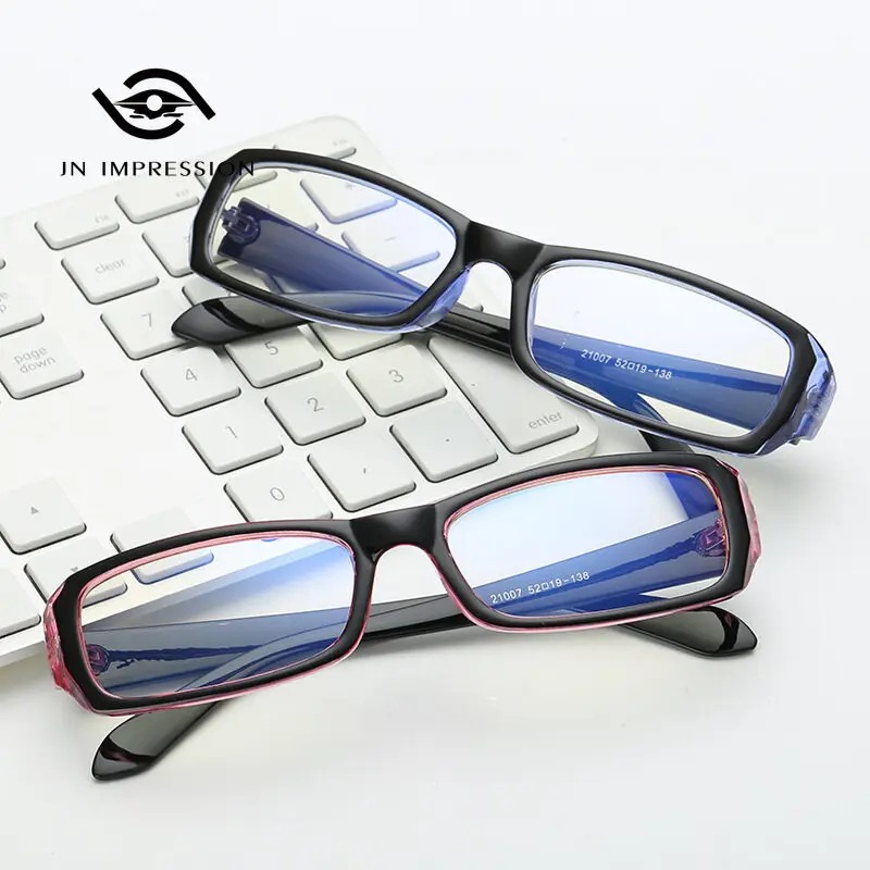 

Full Frame Unisex Myopia Glasses Finished Products Have Degrees 50-600 Degrees Korean Version Minus Glasses Prescription Glasses