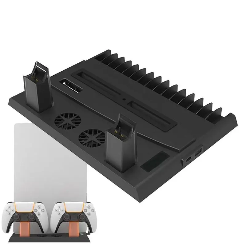 

For Cooling Stand 2 Cooler Fan 2 Controller Charging Dock Type-C Charging Cable For Playstation 5 PS 5 Console Disc/Digital