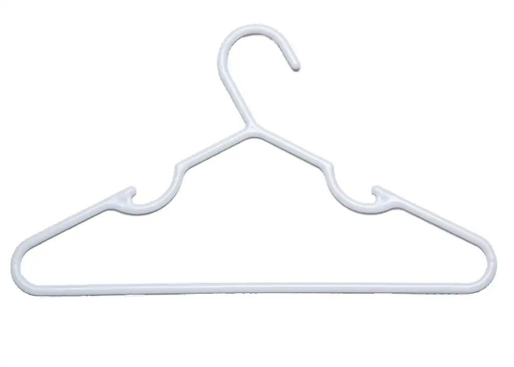 

and Toddler Plastic Clothing Hangers, 100 Pack, White