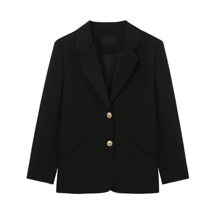 Blazer for Women 2023 New Solid Color Long Sleeve Fashion Women Blazer Coats