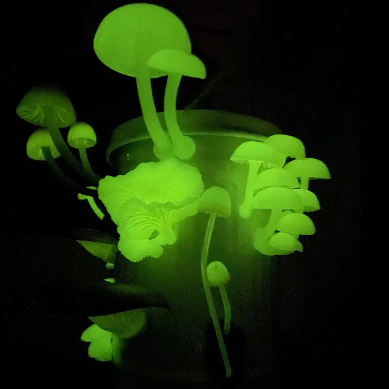 Фото Официальный магнит и декор Kitan Club Ikimon Glow-In-The-Dark Mushroom — фигурка Gashapon на складе №4