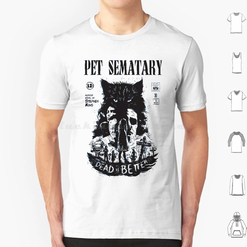Фото Футболка Pet Sematary для мужчин, женщин и детей, 6xl, Стивена Кинга, фильм ужасов, роман Pet Sematary Pop, Стивен Кинг, книги №1