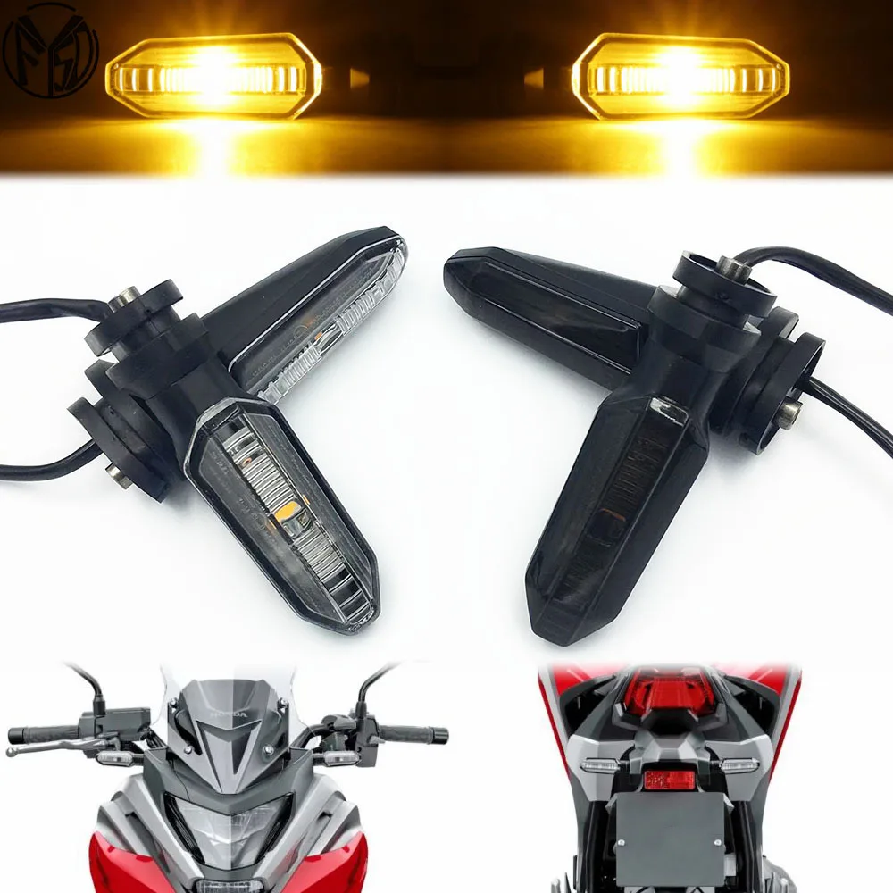 

LED Turn Signal Indicator Light For HONDA NC700 NC 750 S X DCT CTX700 CBR650F CB650F CBR600RR Blinker Lamp Motorcycle Accessorie