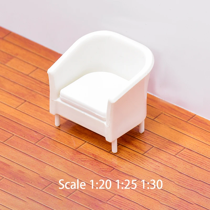 

Scale 1:20 1:25 1:30 Miniature Chairs Model Indoor Scene Materials For Kid Toy Diy Dollhouse Landscape Layout Diorama Kits 10Pcs
