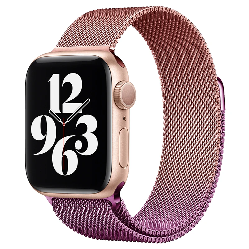 Milanese Loop Strap For Apple watch Band 44mm 40mm 38mm 42mm correa bracelet iWatch serie Ultra 8 7 4 3 SE 6 45 41mm 49mm Band