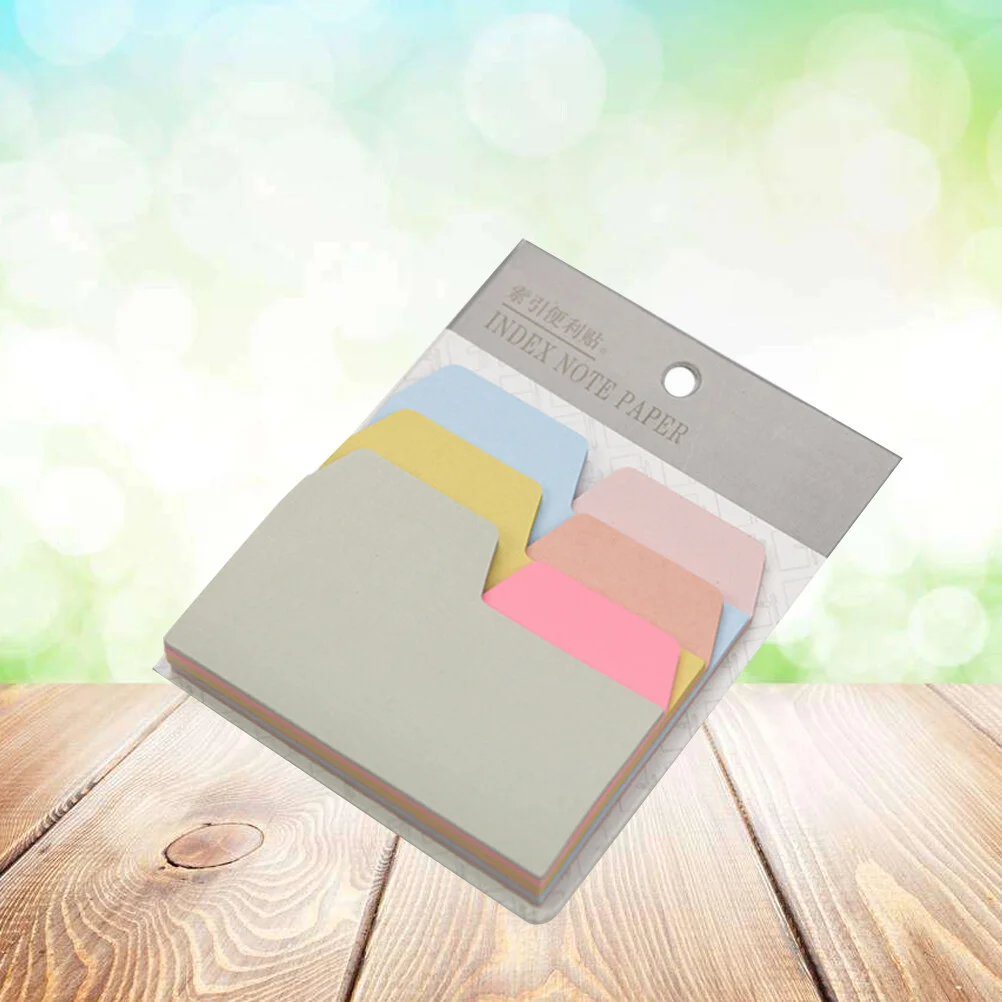 

6 -Color Tabs For Binders Memo Pads Sticky Notes Stickers 6-Color Index Papers 90 Pieces Divider