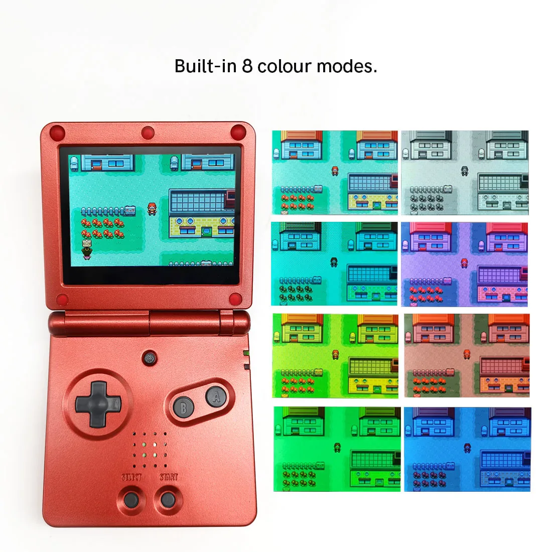 Drop in Laminated V5 IPS GBA SP Комплекты сменных модов с подсветкой и ЖК-дисплеем для Game Boy Advance
